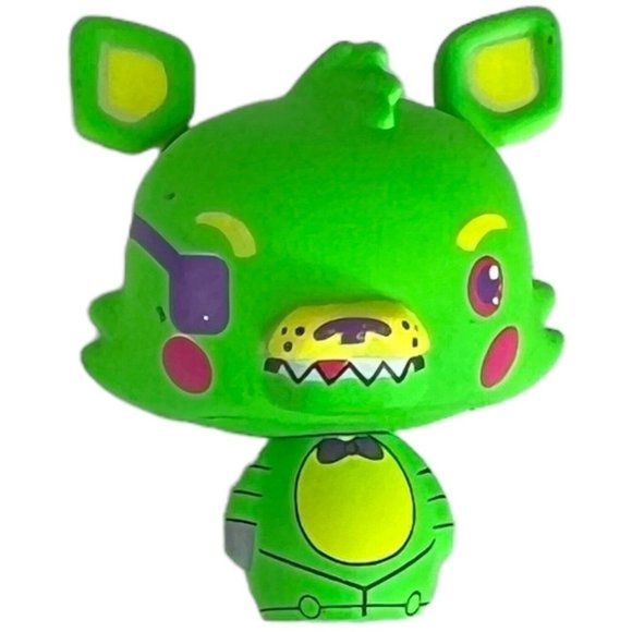 3 Funko Five Nights At Freddys Pint Size Blacklight Foxy Green Black Mangle - Picture 3 of 9